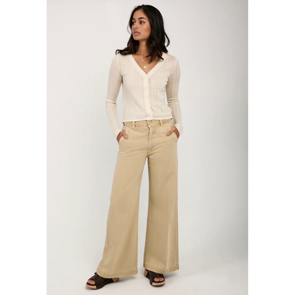 CITIZENS OF HUMANITY Beverly Trouser Jean in Taos Sand, sz 25”